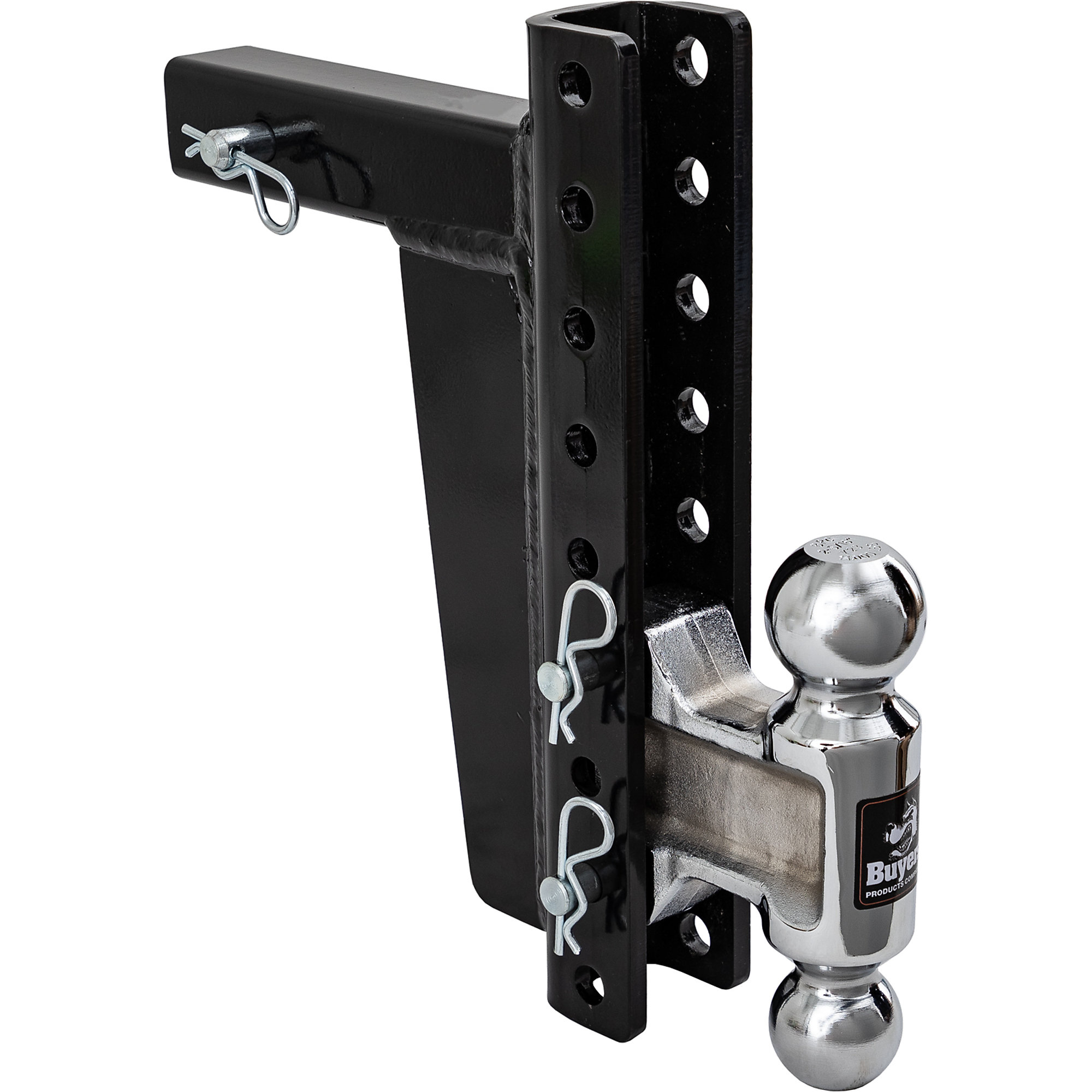 Buyers Products, Adjustable Dual Ball Hitch with 2in. 2-5/16in., Gross Towing Weight Multiple lb, Ball Diameter Multiple in, Model# 1802603